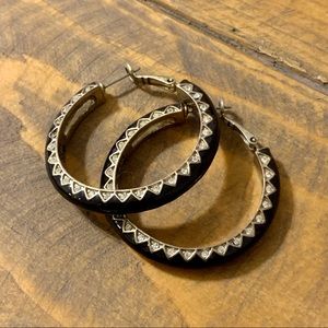 Lia Sophia Kiam Family Jenny 1.5” Hoop Earrings